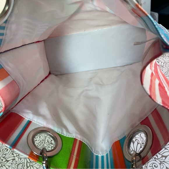 TWO'S Company Small PVC Beach Bag - Picture 8 of 11